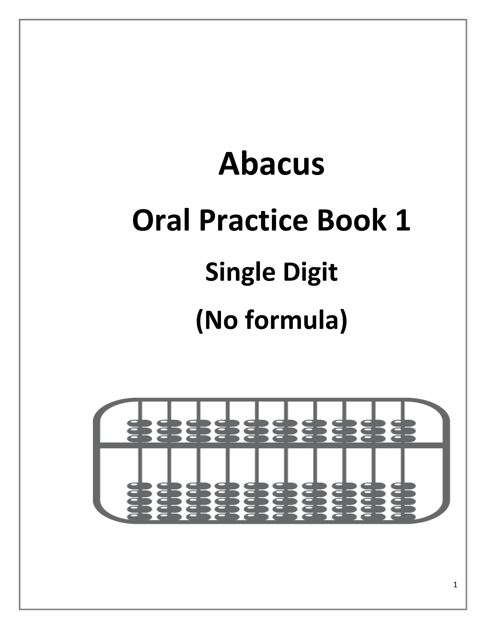 Oral Practice book 1
