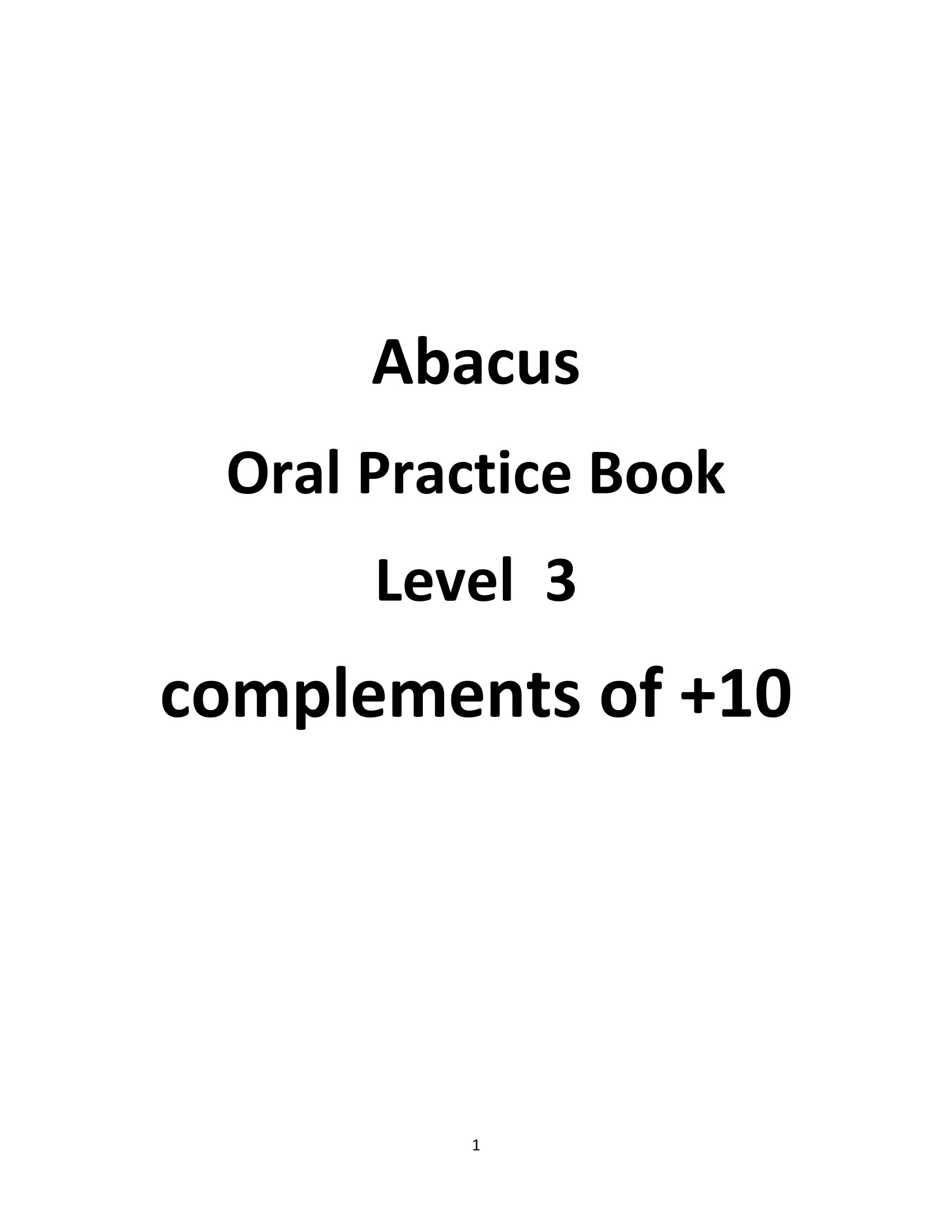 Oral Practice book 3